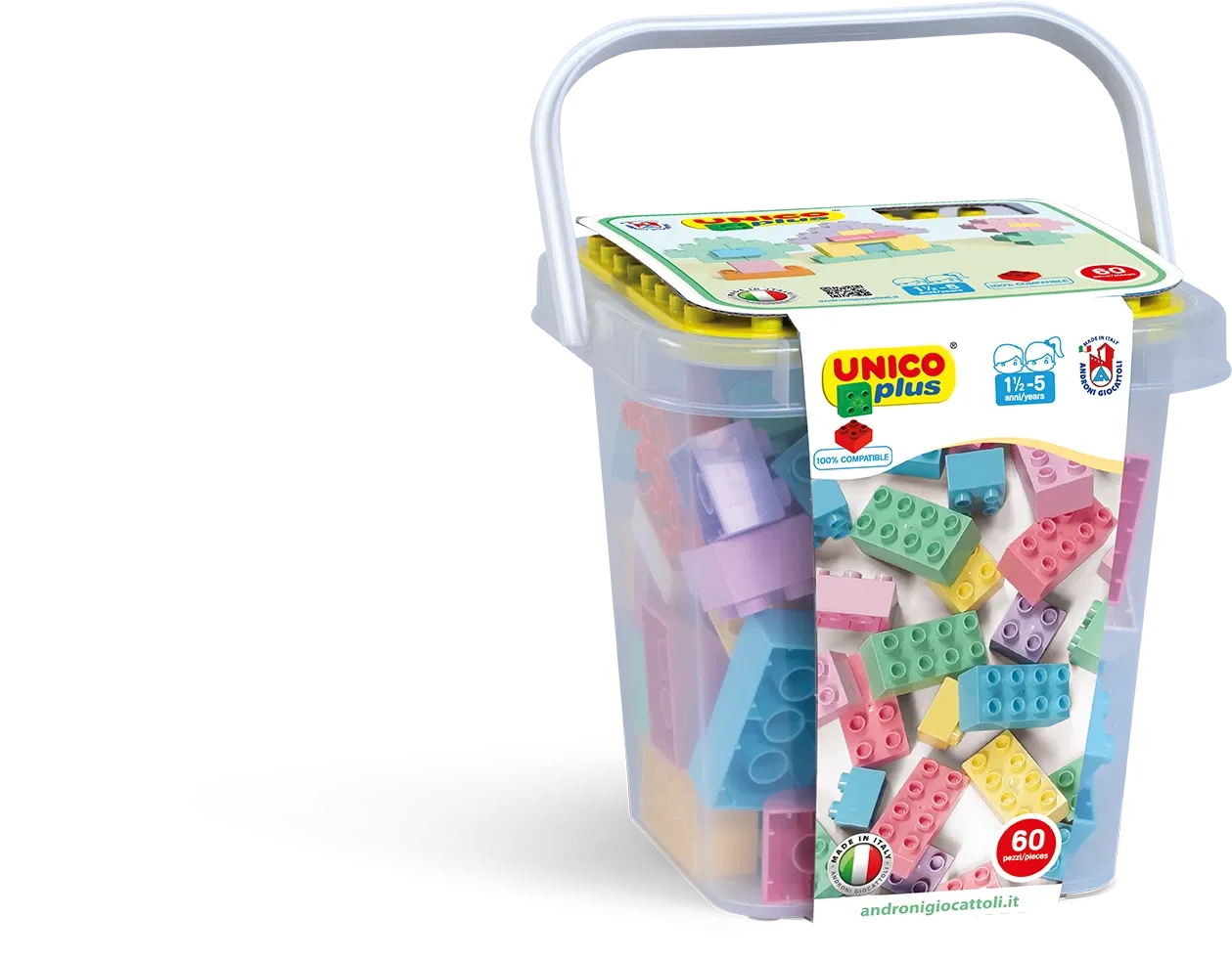 SECCHIO MATTONCINI UNICO PLUS 60PZ